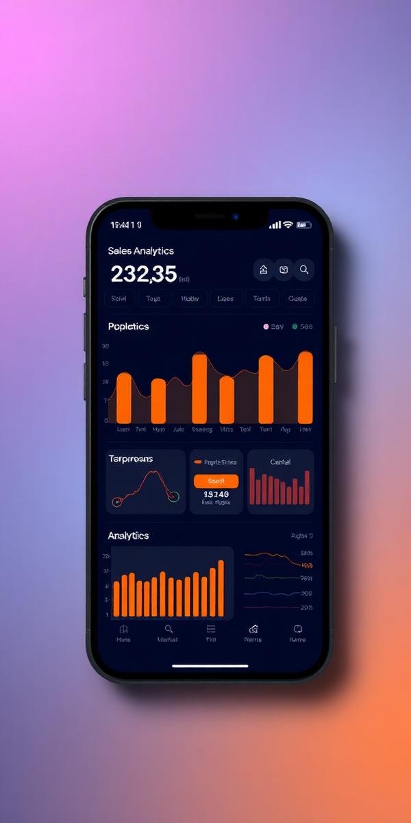 Social Media Results Tracker app screen